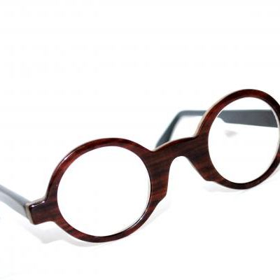 monture sur mesure / lunette ronde pour homme