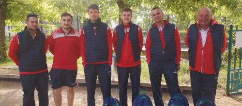 Equipe Christian Marres : v de berg : Qualifiée pour les championnats de France Doublettes et Quadrettes