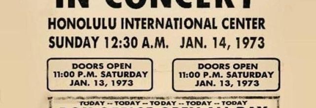 affiche ELVIS ALOHA RETRO 