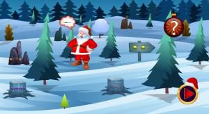 Christmas find the Santa stick soluce