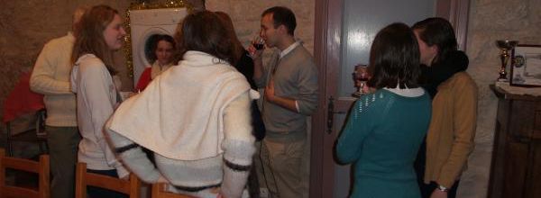 Repas festif avec les jeunes de la session " Stella Maris" le 31 décembre