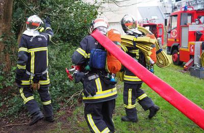 Les pompiers à l'hôtel