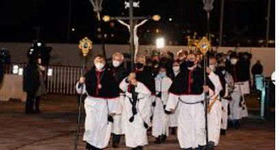 Anciennes photos de la procession du Vendredi Saint avec la famille princière