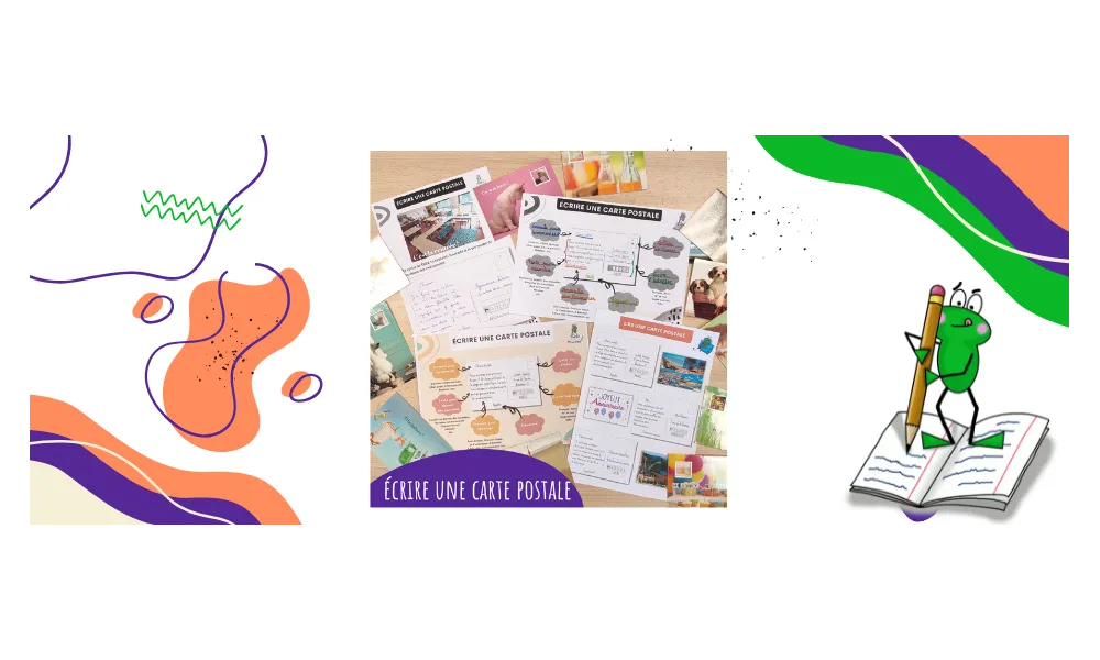 Apprendre à écrire une carte postale : Activité ludique pour le centre d’écriture