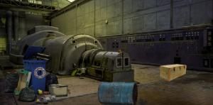 Ekey Rusty old factory escape