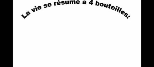 Les 4 bouteilles....