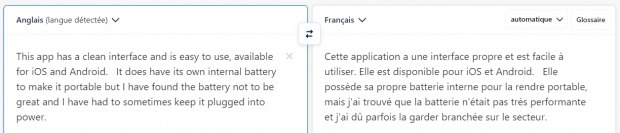 Deepl Translator, outil en ligne d'aide à la traduction