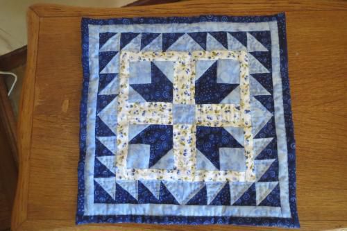 patch, le mini quilt d'Avril