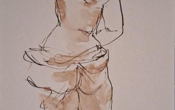 Lundi - Femme se déshabillant.