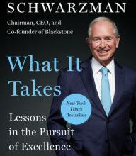 Download books for free pdf What It Takes: Lessons in the Pursuit of Excellence in English by Stephen A. Schwarzman  9781501158148