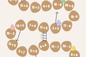 Jeu de calculs de Pâques