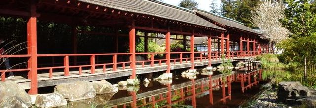 Jardin japonais à l'île Versailles de Nantes
