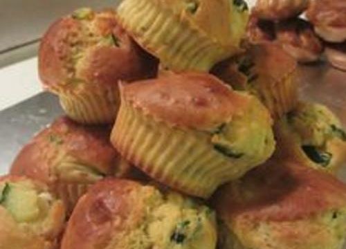 Petits cakes courgette et fromage de chèvre