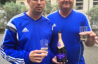 Fauchier Serge / Brousset Lilian Champion de l'Ardeche Double M2