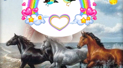 CHEVAUX DECOS OISEAUX
