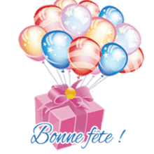 gif animé, blinkie,BONNE FETE