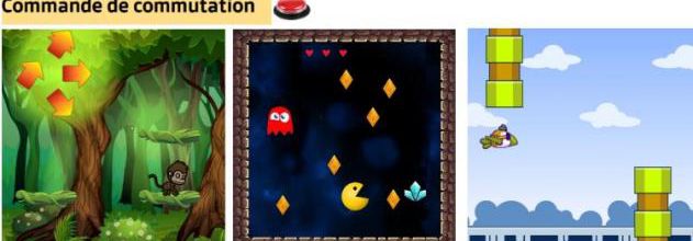 Comgames : nouveaux jeux simples accessibles par un contacteur