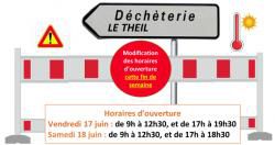 Infos diverses - Forte chaleur