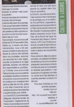 Vouneuil info : Septembre 2018