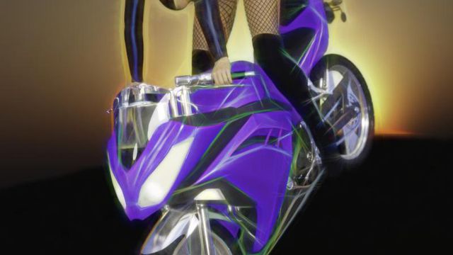 Création : La motarde sexy (DazStudio)