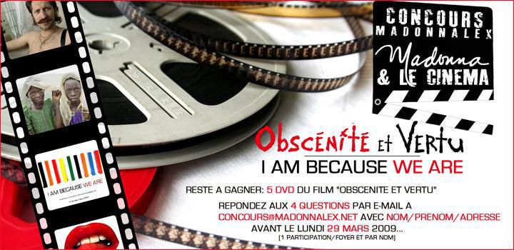 Concours Madonnalex/La Fabrique de Films  |  Madonna & le cinéma
