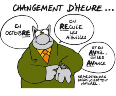 Changement d'heure