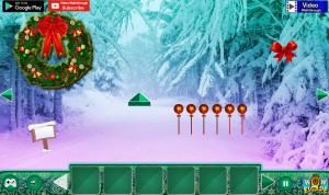 Christmas wreath forest escape soluce