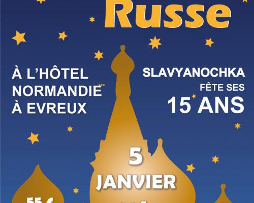 SOIREE RUSSE Samedi 5 Janvier à 19h