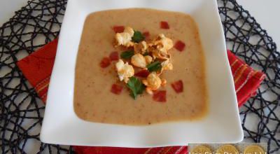 Velouté de maïs au chorizo