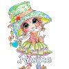 286 Fille au chapeau, blinkie, signature anime, gif anime