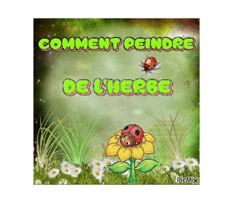 Dessin et peinture - vidéo 4467 : Comment peindre de l'herbe verte 1/3 (conseils et techniques) ? - huile, acrylique.
