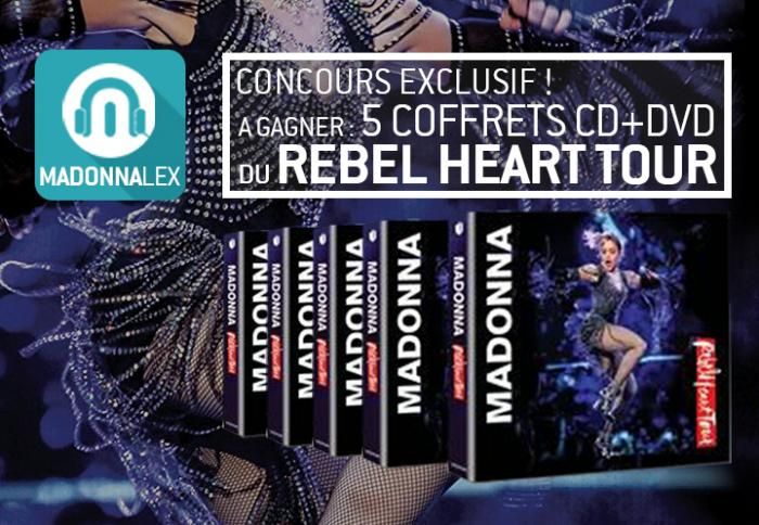 Madonnalex vous offre le coffret CD-DVD du Rebel Heart Tour