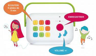 Kidcorder, un lecteur audio enregistreur conçu pour les jeunes enfants