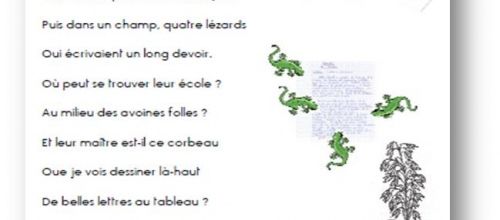Trois escargots, Maurice Carême