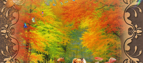 ANIMAUX CHAMPIGNONS AUTOMNE