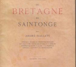 De Bretagne en Saintonge, le livre