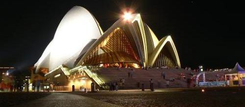opera house by night