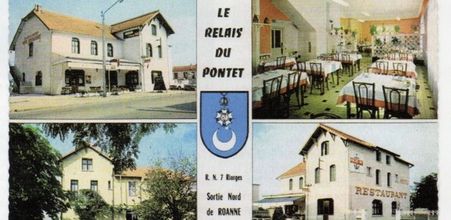                                 La route de Paris à RIORGES (Loire)