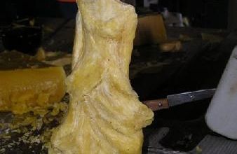 Ma sculpture en cire