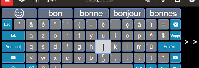 Click2Speak : un fabuleux nouveau clavier virtuel