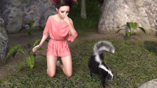 Fond d'écran : Qu'elle sent mauvais cette petite bête