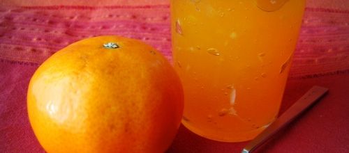Gelée de mandarines à la vanille