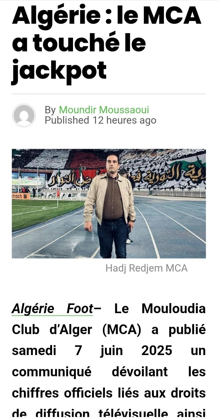 Le projet économique prend place au MCA 