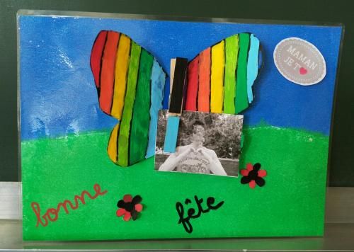 *Bricolage fête des mères: un pêle mêle porte photo