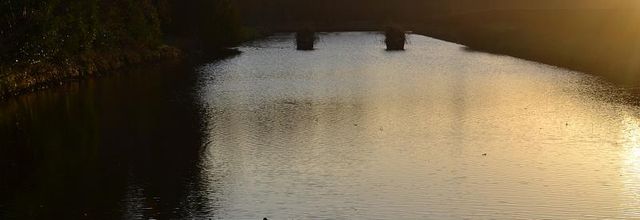 La nuit tombe sur Rambouillet ...
