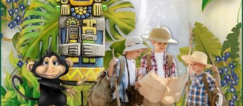  Explorateurs dans la jungle .