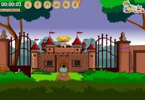 Blonde princess escape