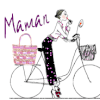 signatureanimee,velo, maman