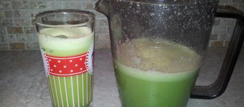Jus vert gingembre fenouil