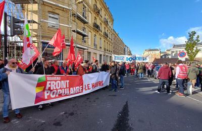 1er octobre 2024 au Havre - 2500 manifestants - des photos